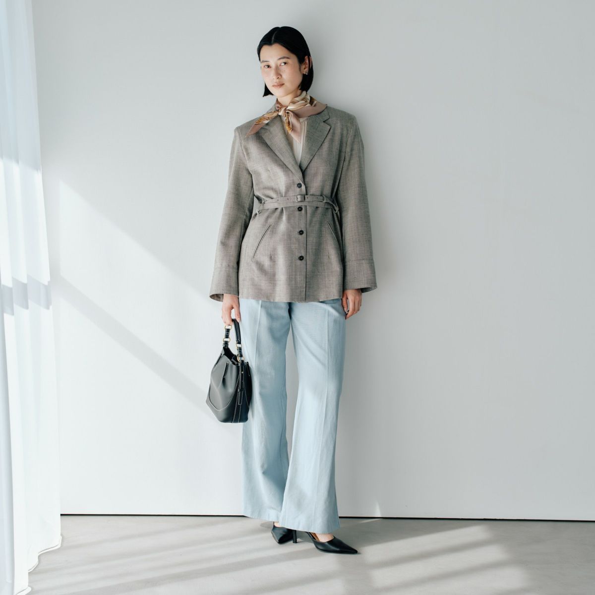 チェーン柄スカーフ