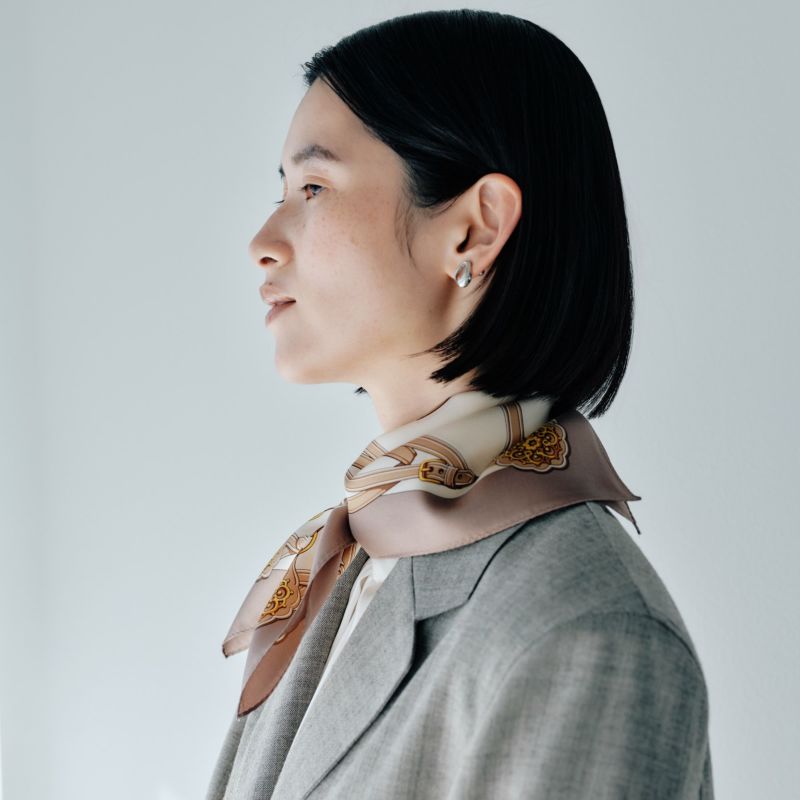 チェーン柄スカーフ