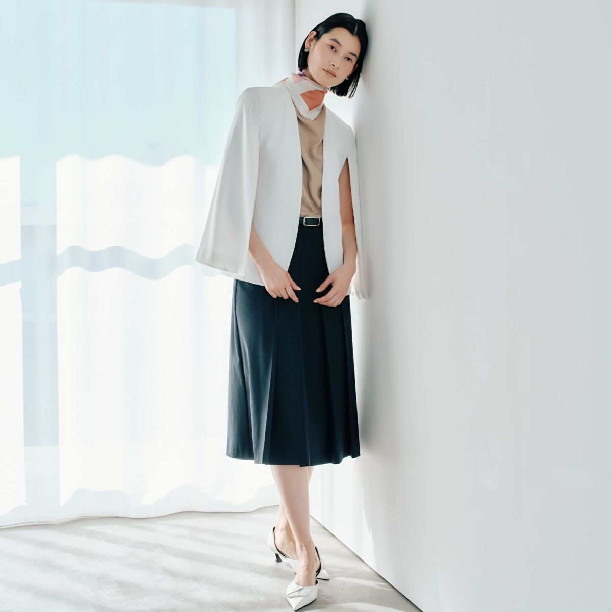 ランダムストライプスカーフ