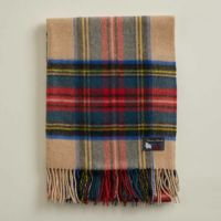 イングランドチェックウールストール
