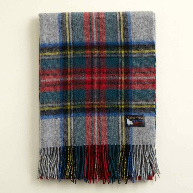 ウール100%大判イングランドチェックストール