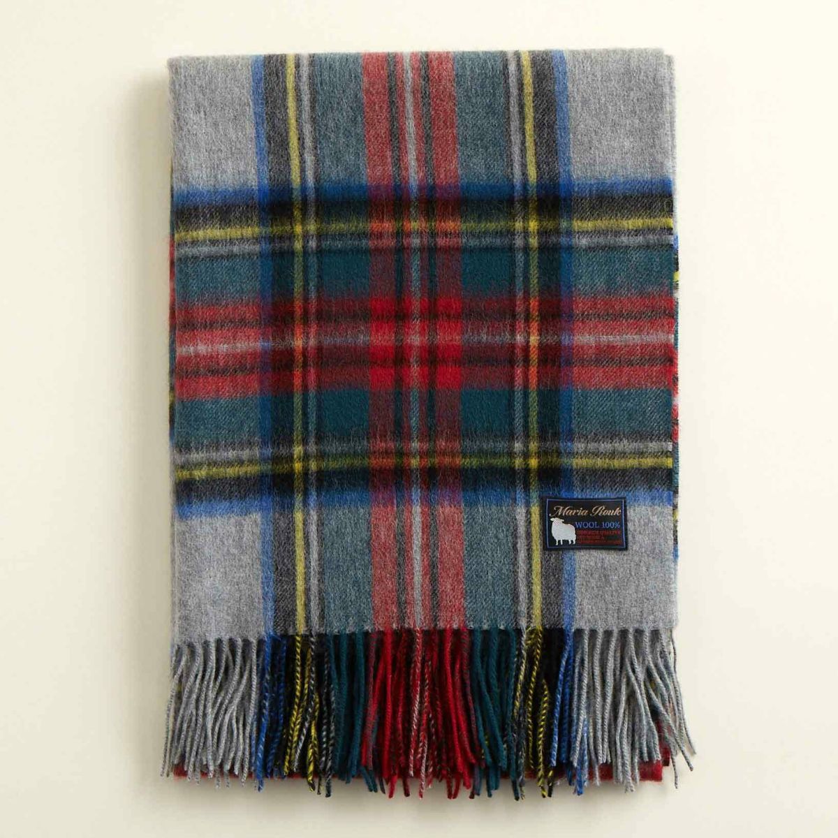 ウール100%大判イングランドチェックストール