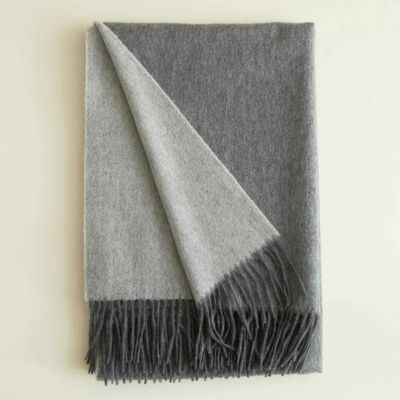 H10 羊毛 シルク 大判ストール リバーシブル H10 羊毛 シルク 大判