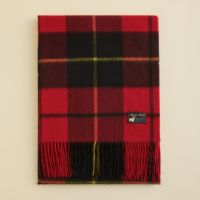 カシミヤ100%大判チェックストール＜タータン＞