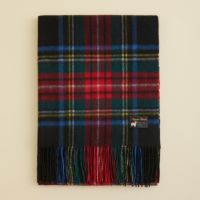 カシミヤ100%大判チェックストール