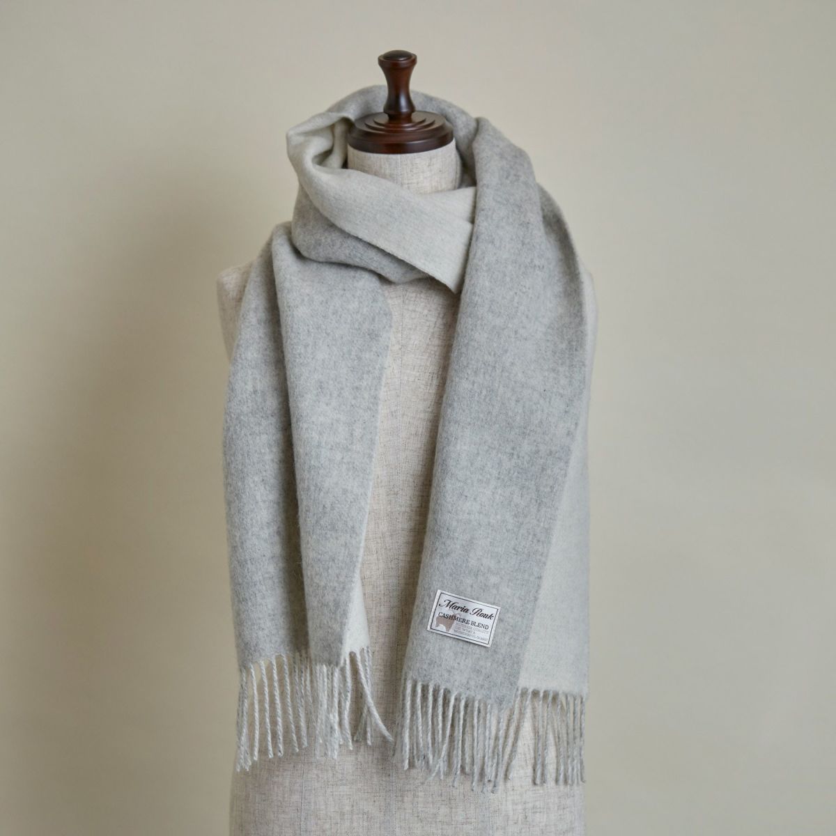 カシミヤブレンドリバーシブルマフラー