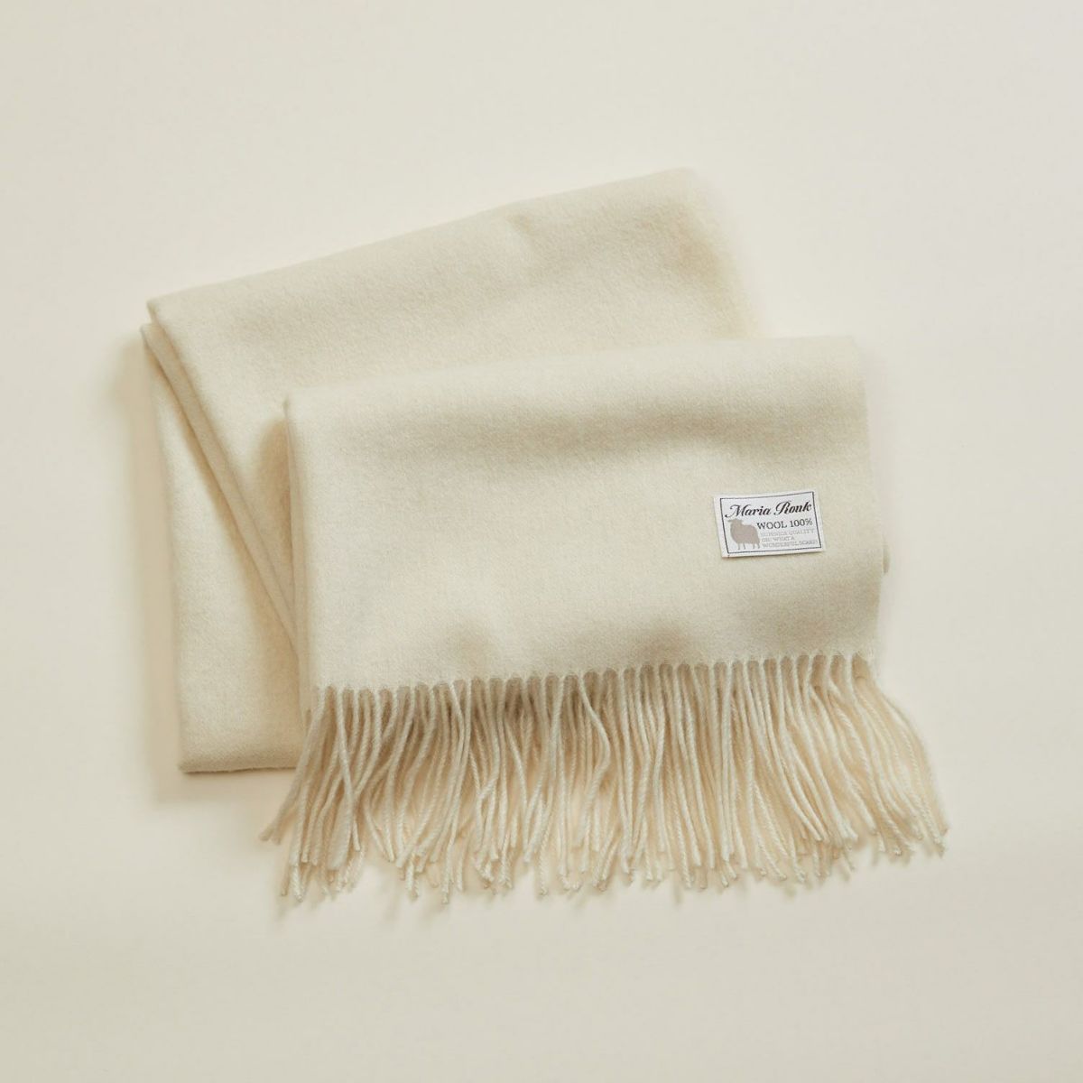  ウール100%大判無地ストール