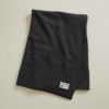  カシミヤブレンドニット大判ストール＜杢チャコール＞