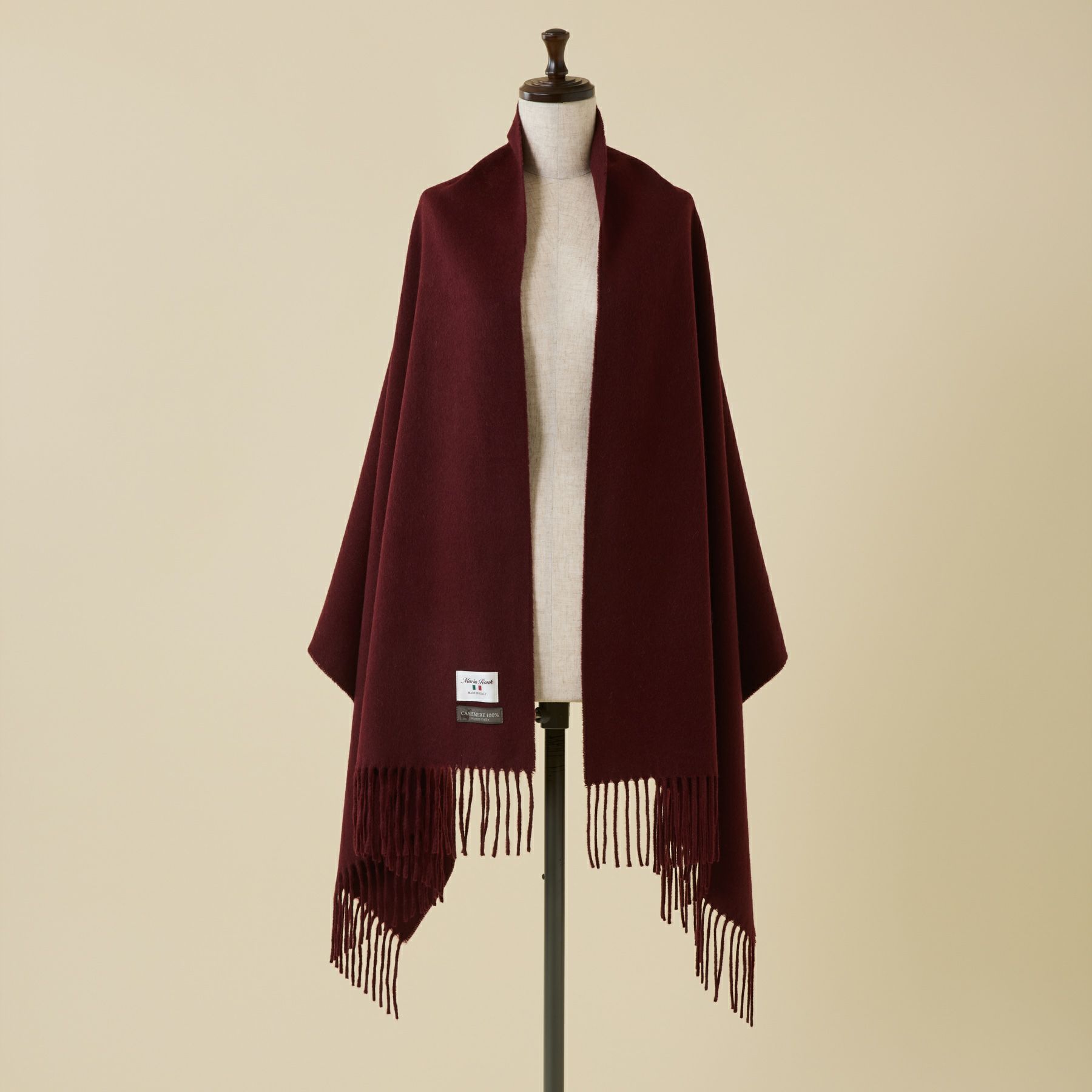 ダルタンボナパルト インターシャカシミアストール （シルクカシミヤ  