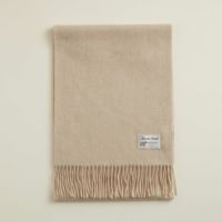 【無染色】カシミヤ100%無地マフラー