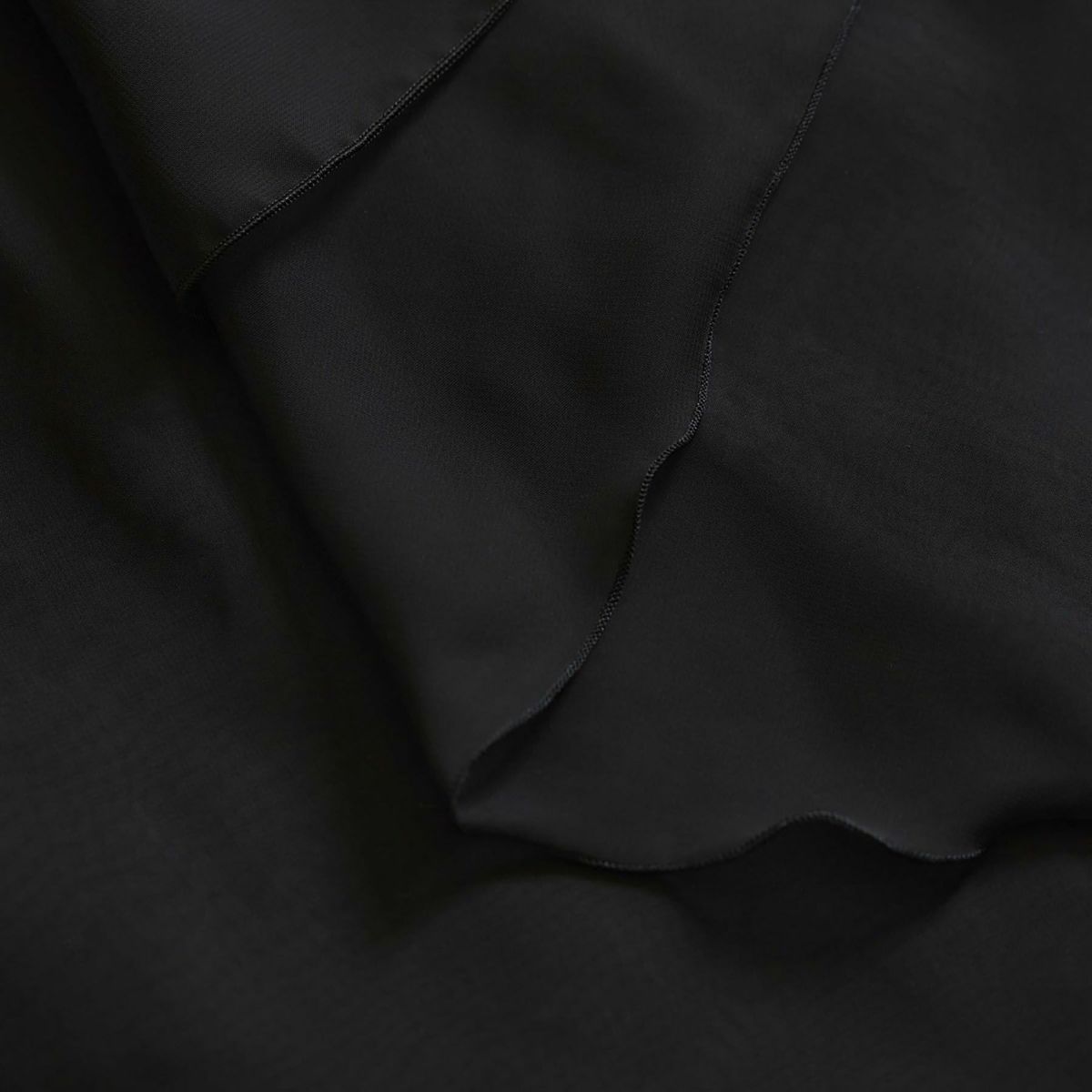 日本製　シフォンケープのブラック