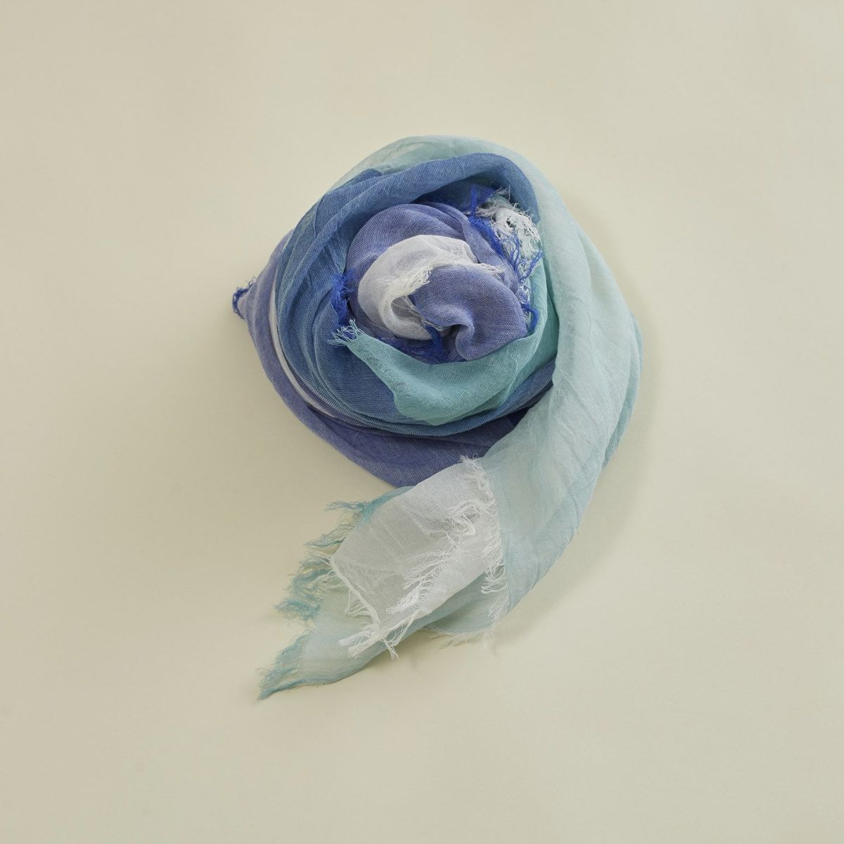 コットンスクエアチェックストール