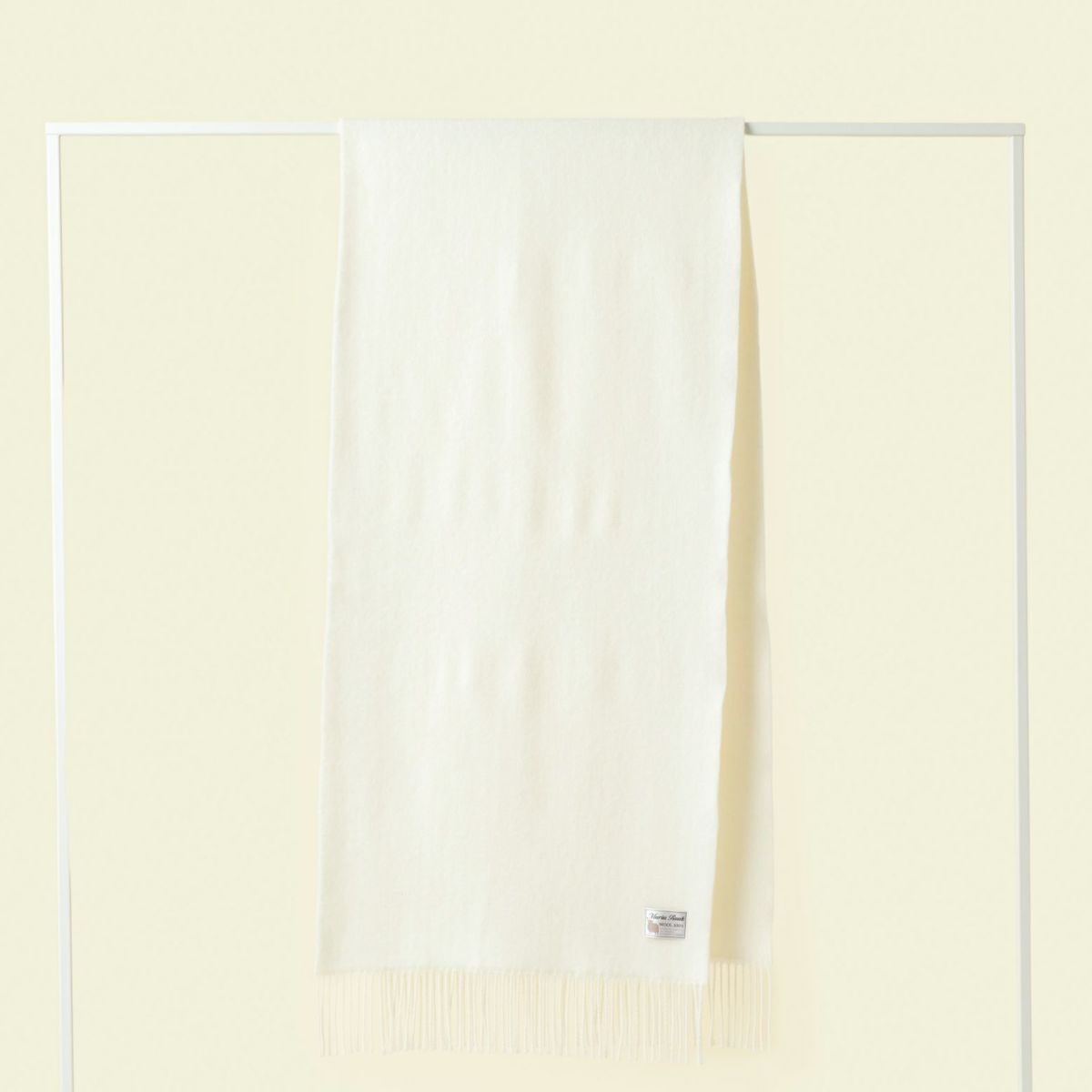 贅沢ボリュームウールストール 日本製＜アイボリー＞