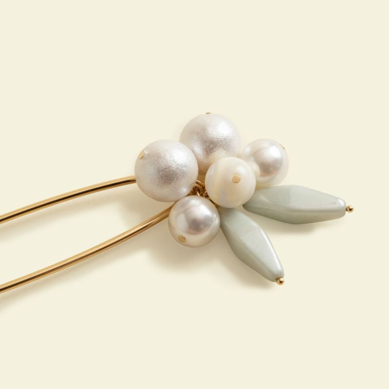 パールミックスストールピン＜ミント＞