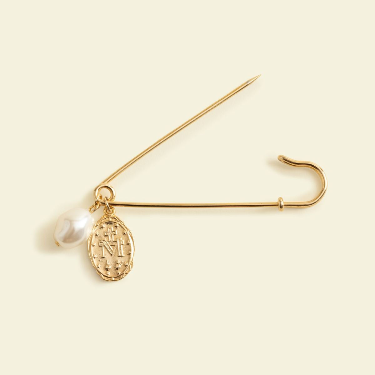 コインモチーフストールピン＜ゴールド＞