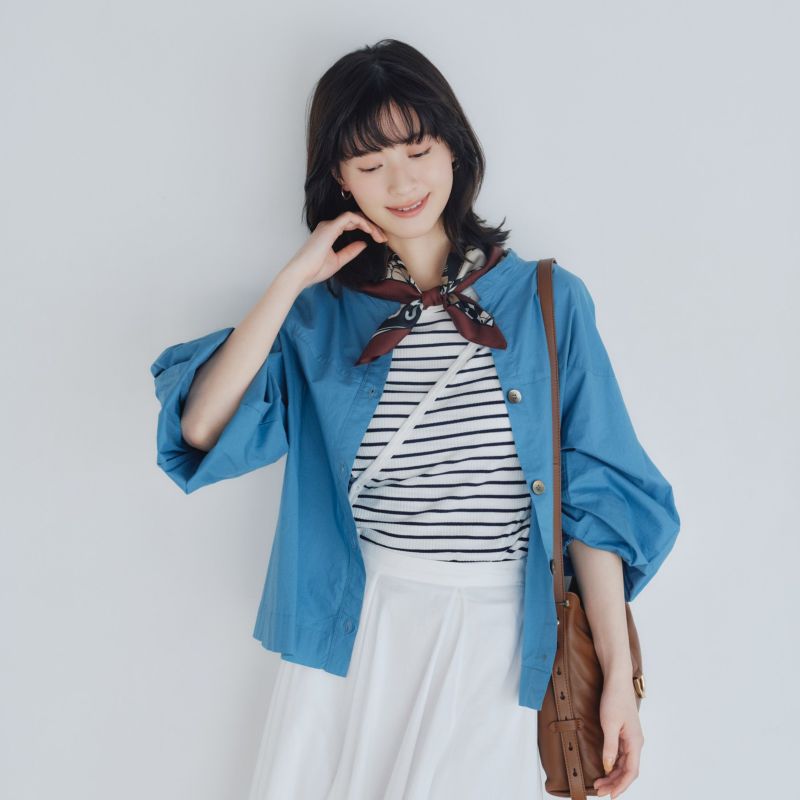 アメコミスカーフ＜ブラウン＞　シルク100%　日本製