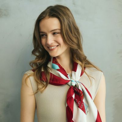 スカーフ-シルク100% | Maria Rouk（マリアルーク）