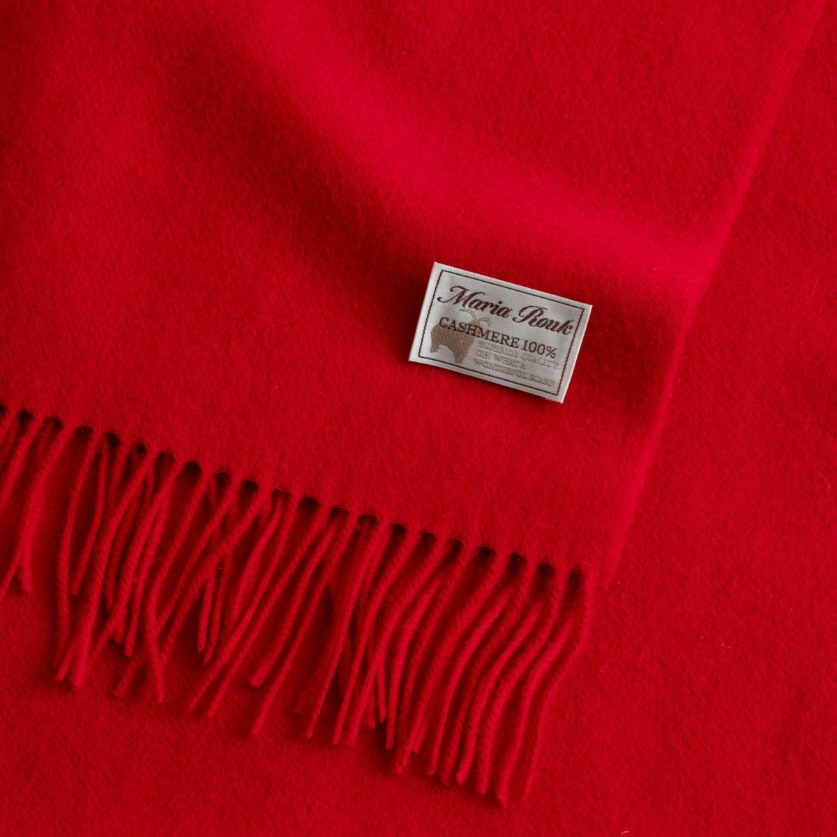 カシミヤ100%無地マフラー