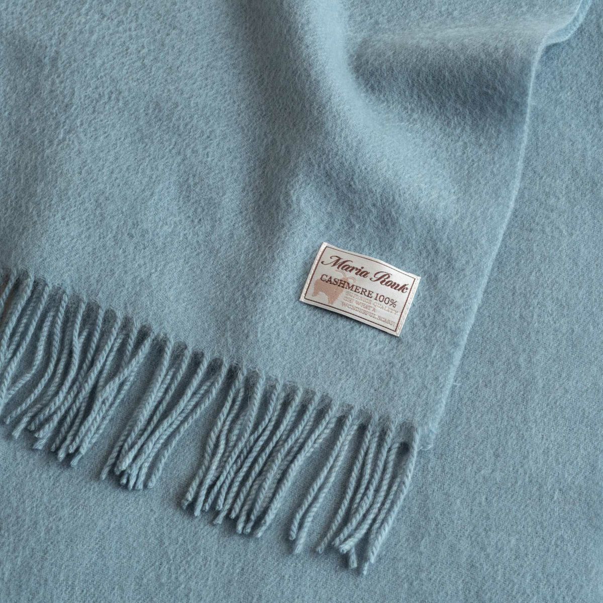 カシミヤ100%無地マフラー