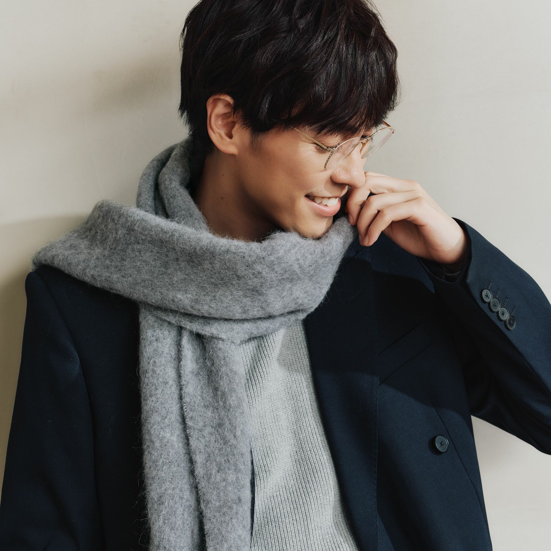 マルタンマルジェラ リバーシブル マフラー グレー マフラー ストール 面倒 