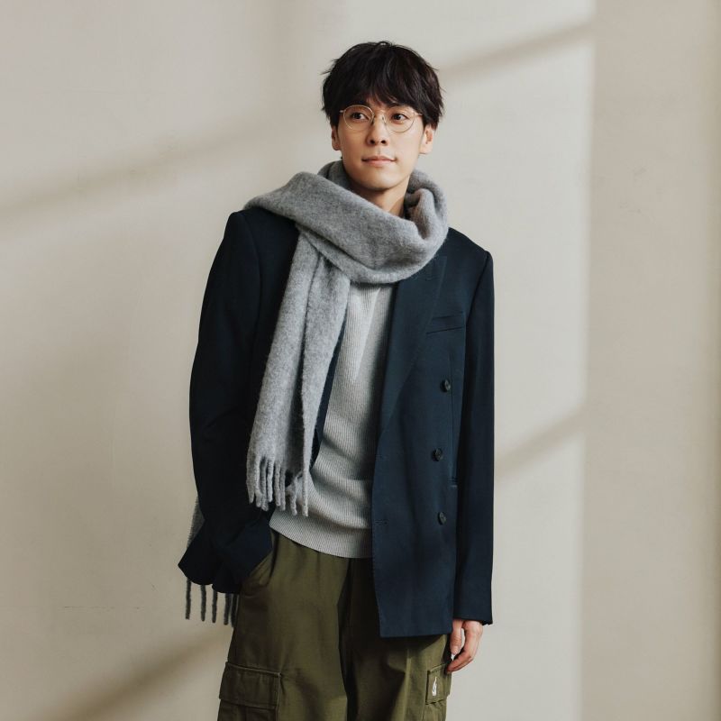 最終値下げ❣️新品未使用❣️RHC ロンハーマン　アルパカウールストール　マフラー 北欧デンマーク Silkeborg Uldspinderi アルパカストール