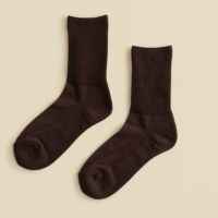 オーガニックコットンパイルソックス＜チョコレート＞日本製