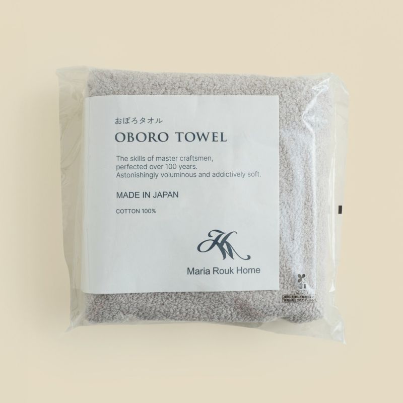おぼろ100年の極 バスタオル ＜グレー＞日本製