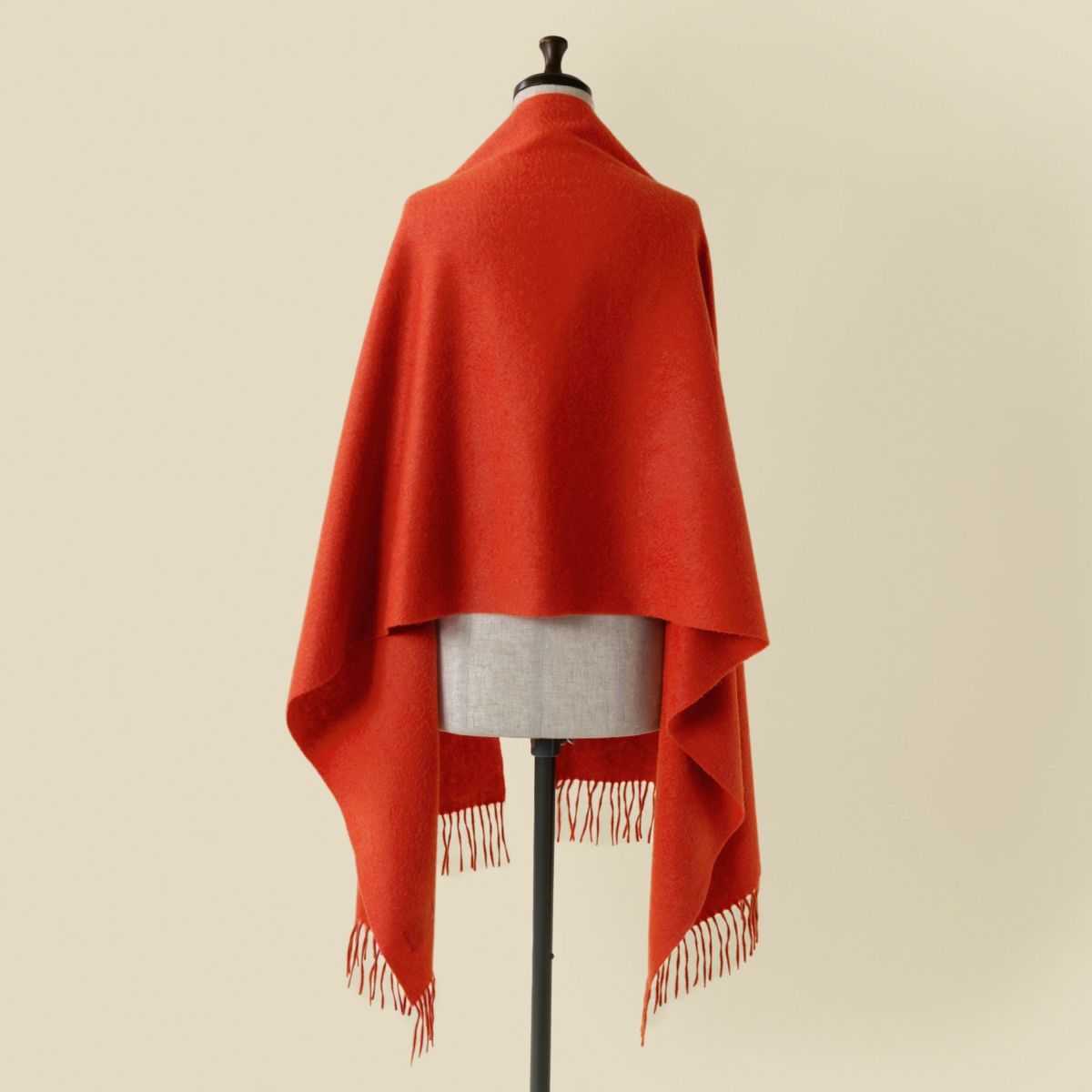  【長寿祝いギフトセット】カシミヤ100%メランジストール＜レッド＞