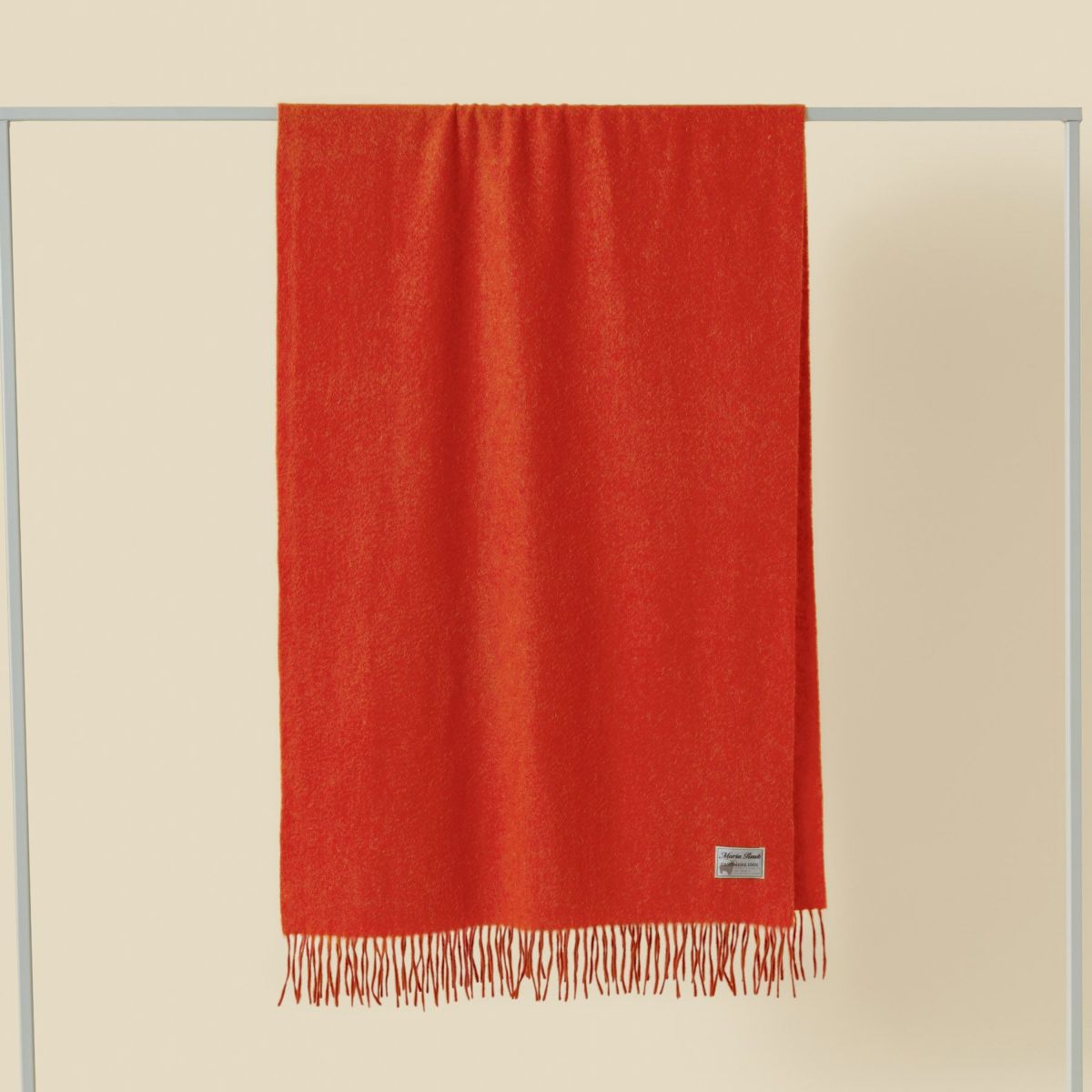  【長寿祝いギフトセット】カシミヤ100%メランジストール＜レッド＞