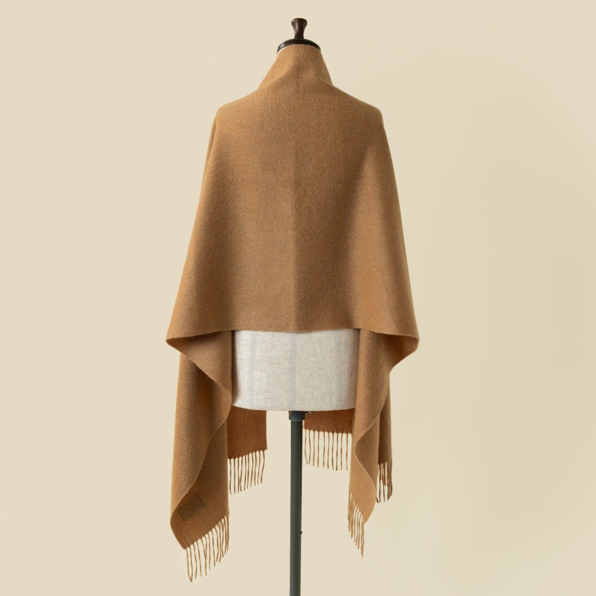 【長寿祝いギフトセット】カシミヤ100%メランジストール＜カラシ＞