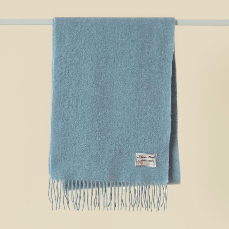 【長寿祝いギフトセット】カシミヤ100%無地マフラー