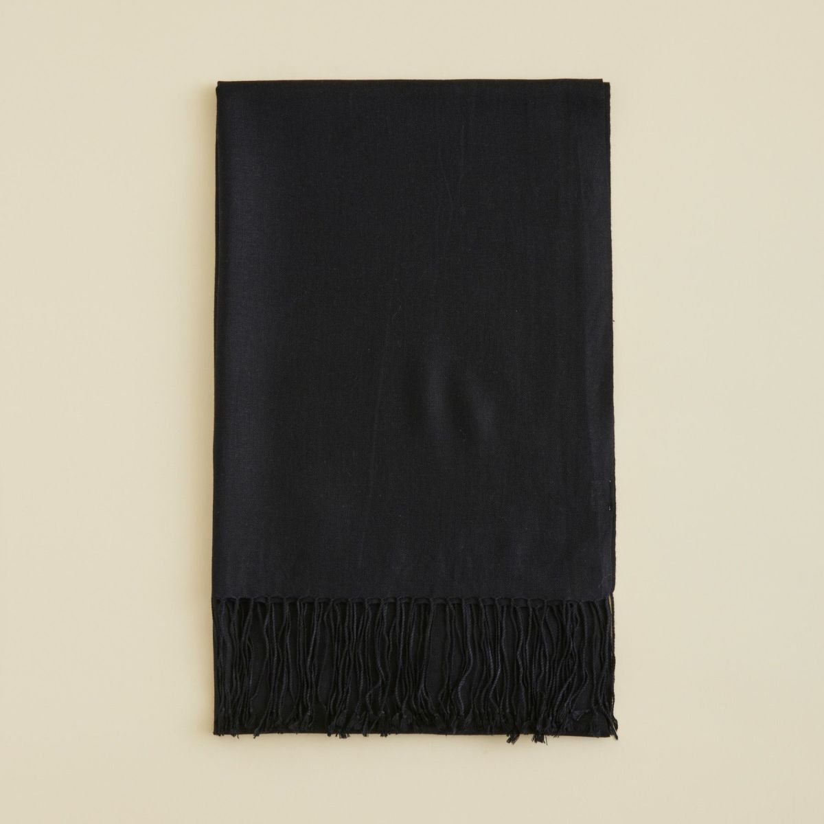 シルクカシミヤストール＜ブラック＞