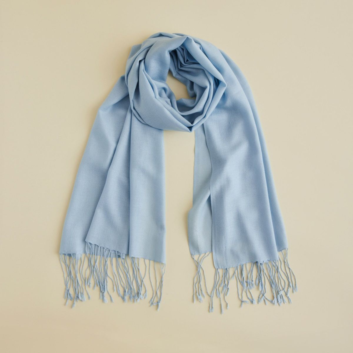  シルクカシミヤストール＜ブルー＞