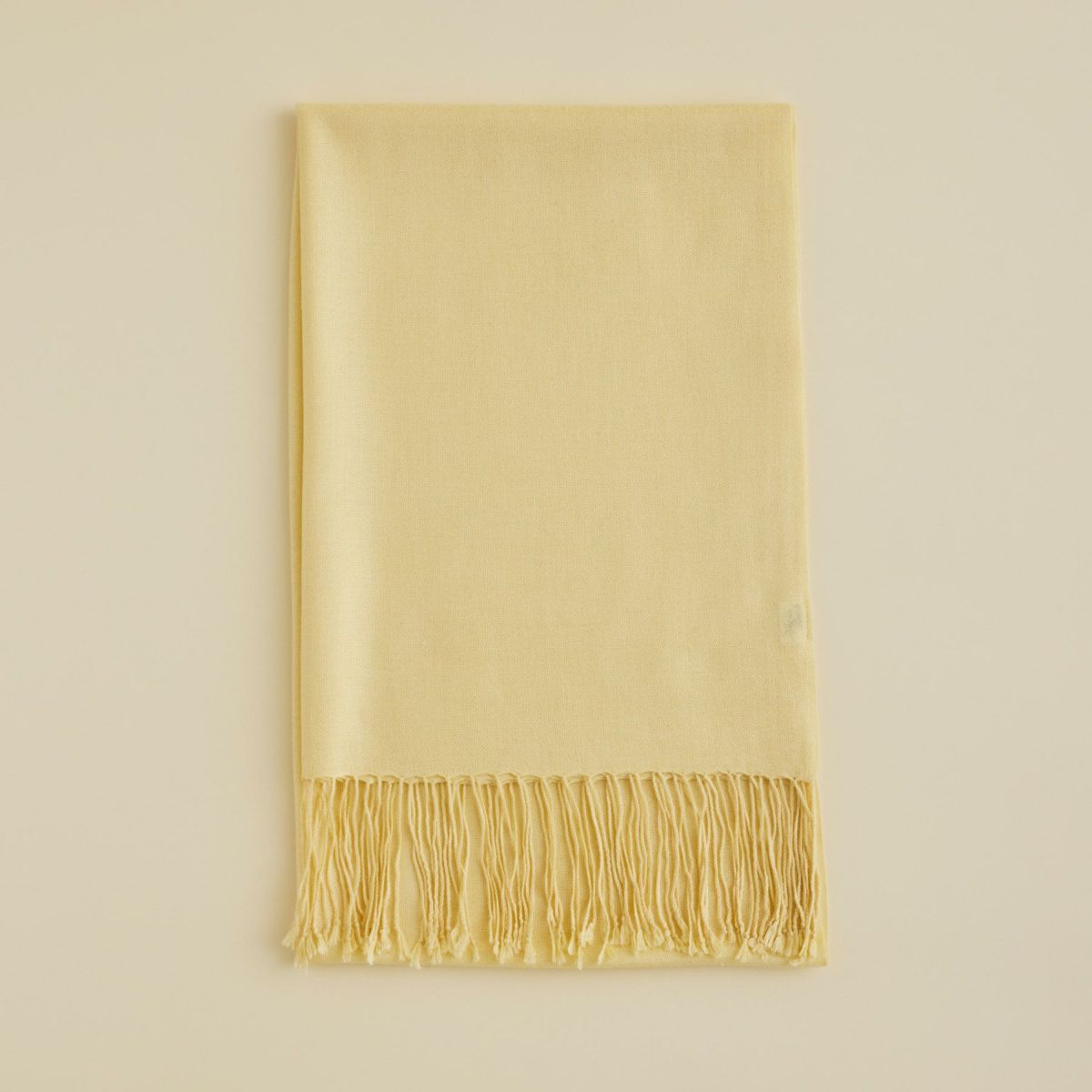 シルクカシミヤストール＜イエロー＞