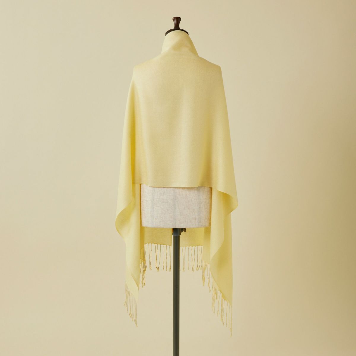 シルクカシミヤストール＜イエロー＞