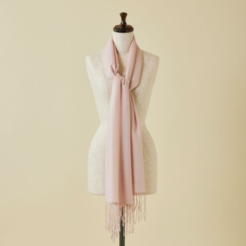 シルクカシミヤストール＜ピンク＞