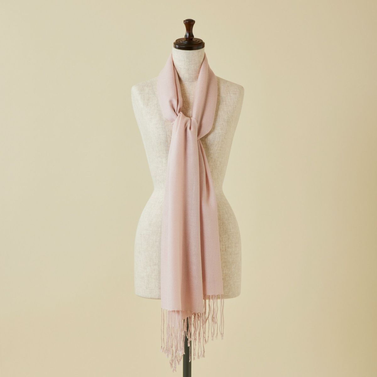 シルクカシミヤストール＜ピンク＞