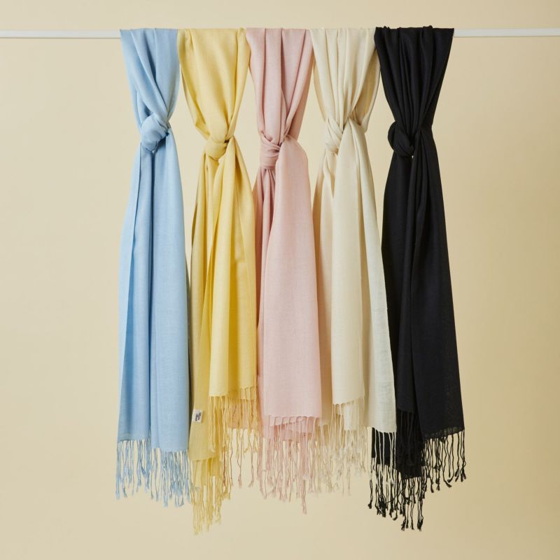 kolor カラー ストール シルク カシミヤ シルクカシミヤストール＜ピンク＞ | Maria Rouk（マリアルーク）