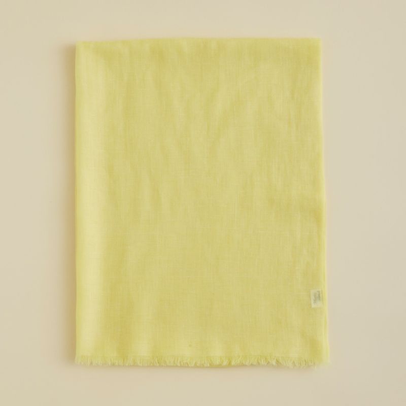【長寿祝いギフトセット】カシミヤリネンストール＜レモン＞