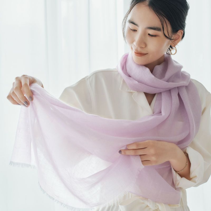 長寿祝いギフトセット】カシミヤリネンストール