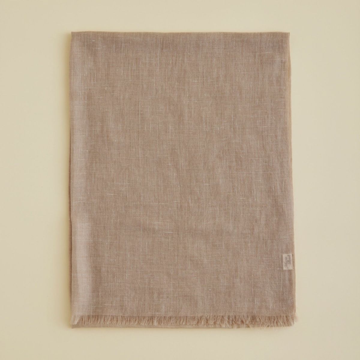 長寿祝いギフトセット】カシミヤリネンストール＜モカ＞