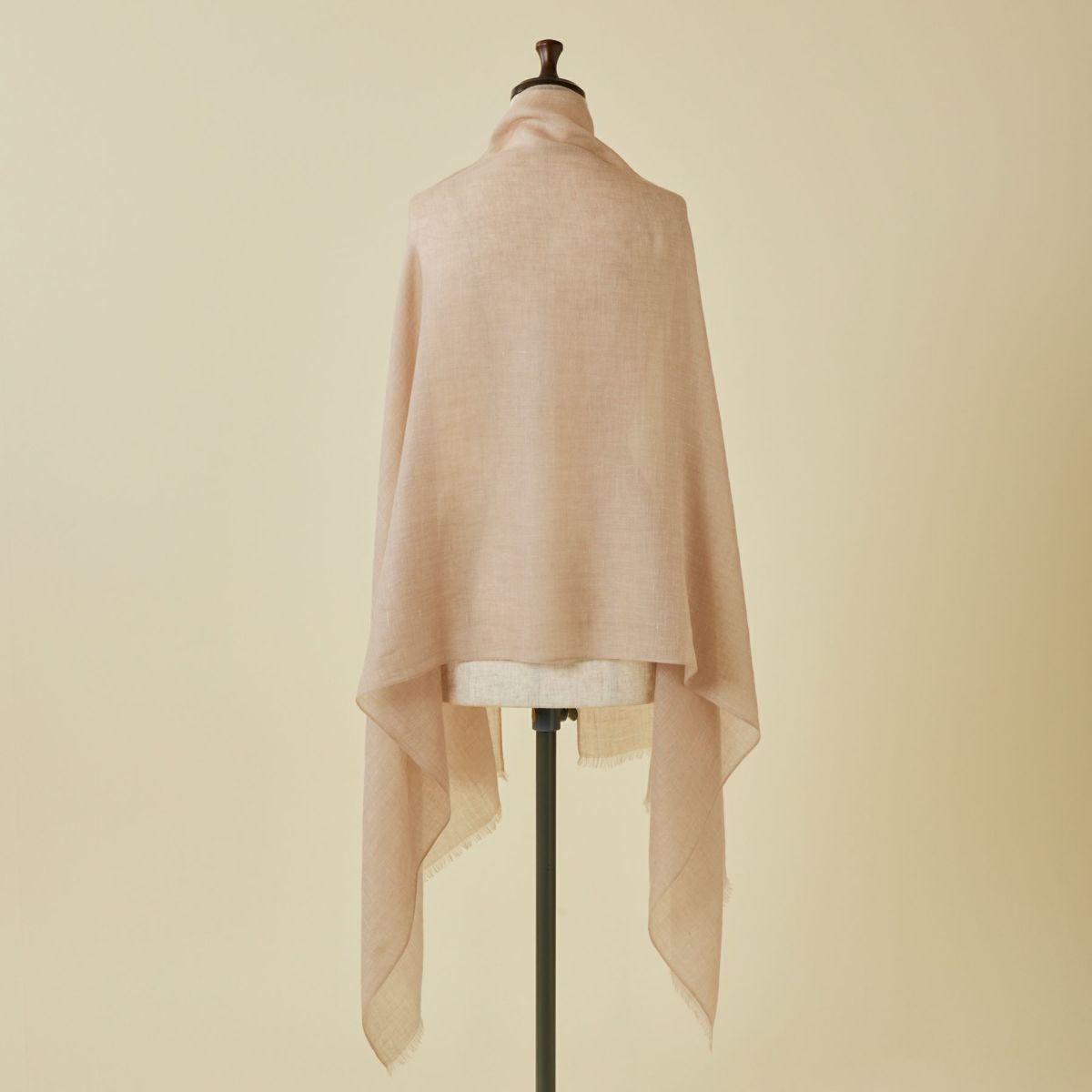 長寿祝いギフトセット】カシミヤリネンストール＜モカ＞