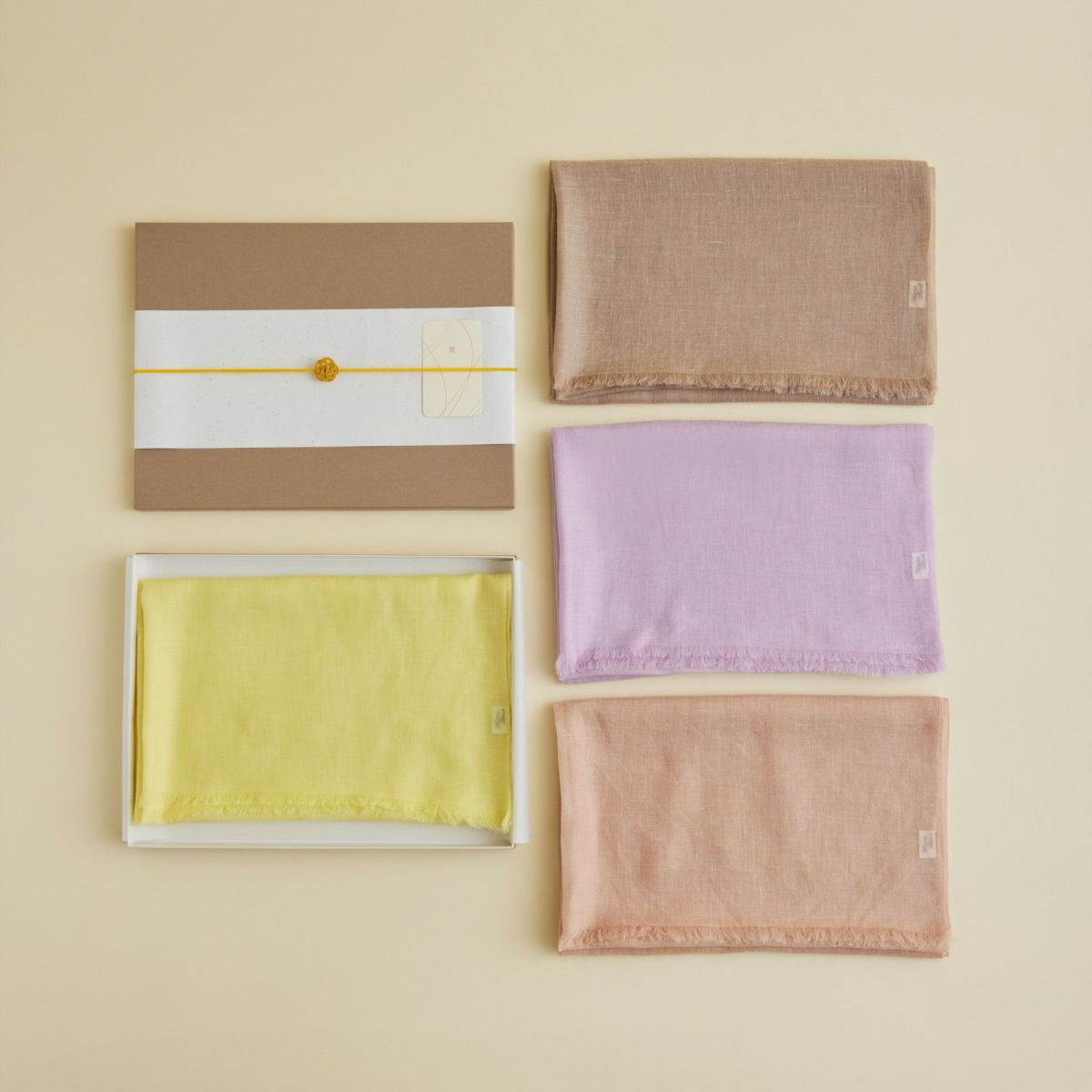 長寿祝いギフトセット】カシミヤリネンストール