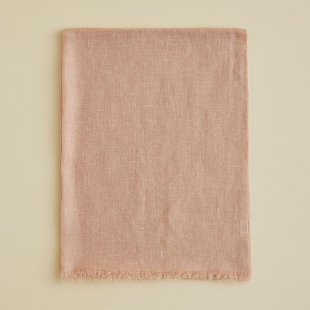 【長寿祝いギフトセット】カシミヤリネンストール＜ピンクベージュ＞