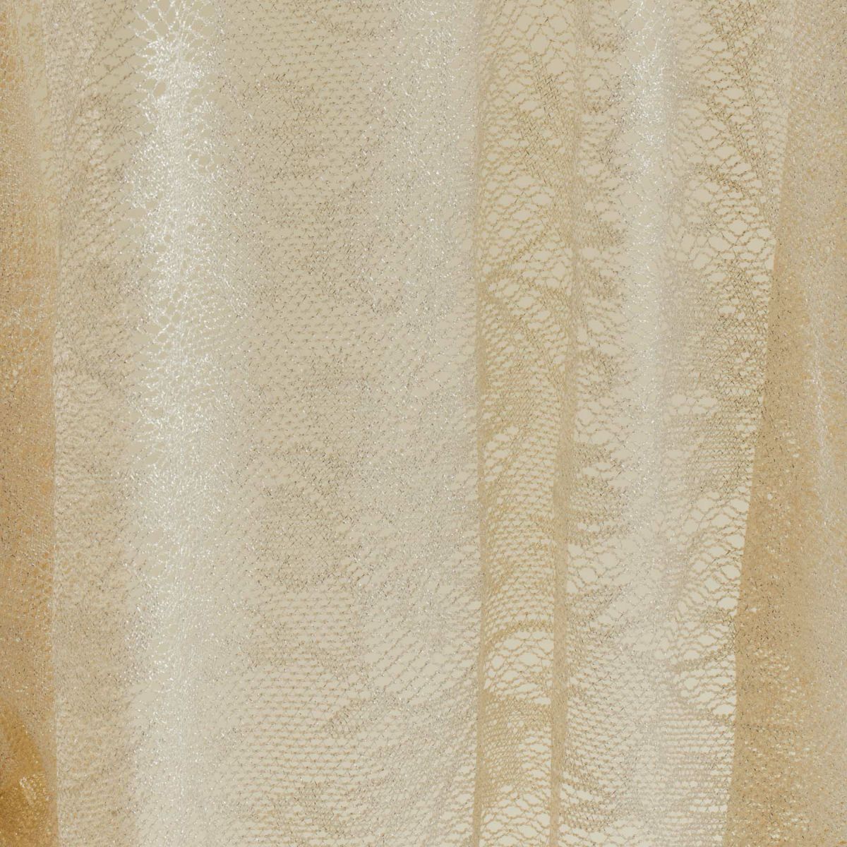  フラワーラメレースストール＜ベージュ＞