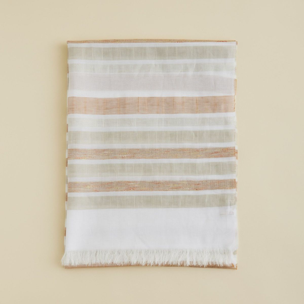  イタリア製 ランダムボーダーラメストール