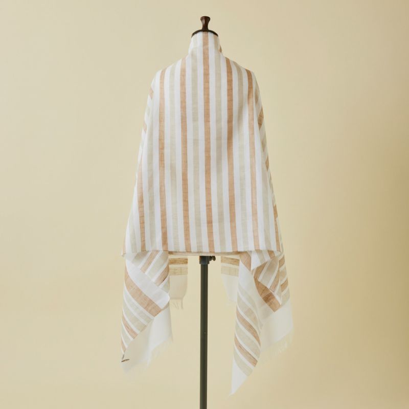  イタリア製 ランダムボーダーラメストール