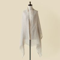  イタリア製 サイドラインリネンストール＜グレー＞