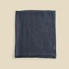 イタリア製 リネンコットンストール＜ネイビー＞