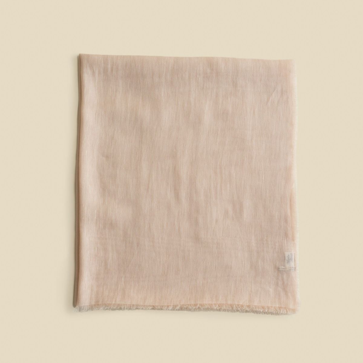 イタリア製　リネンコットンストール＜ピンク＞